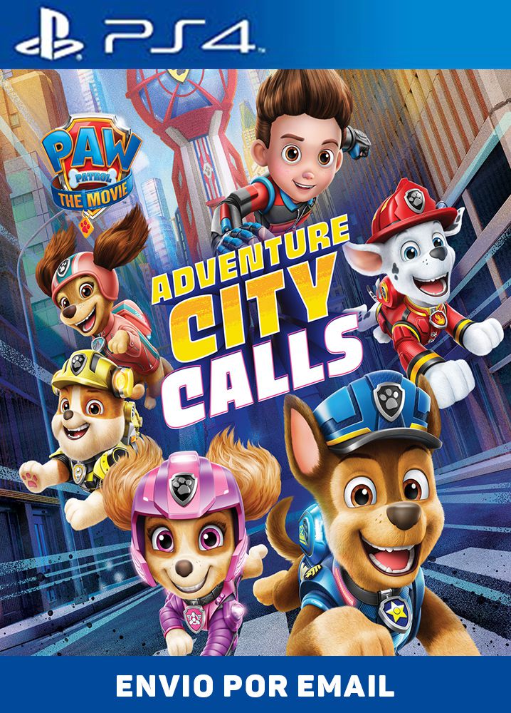 Patrulha Canina: O Filme A Cidade da Aventura está chamando PS4 midia digital