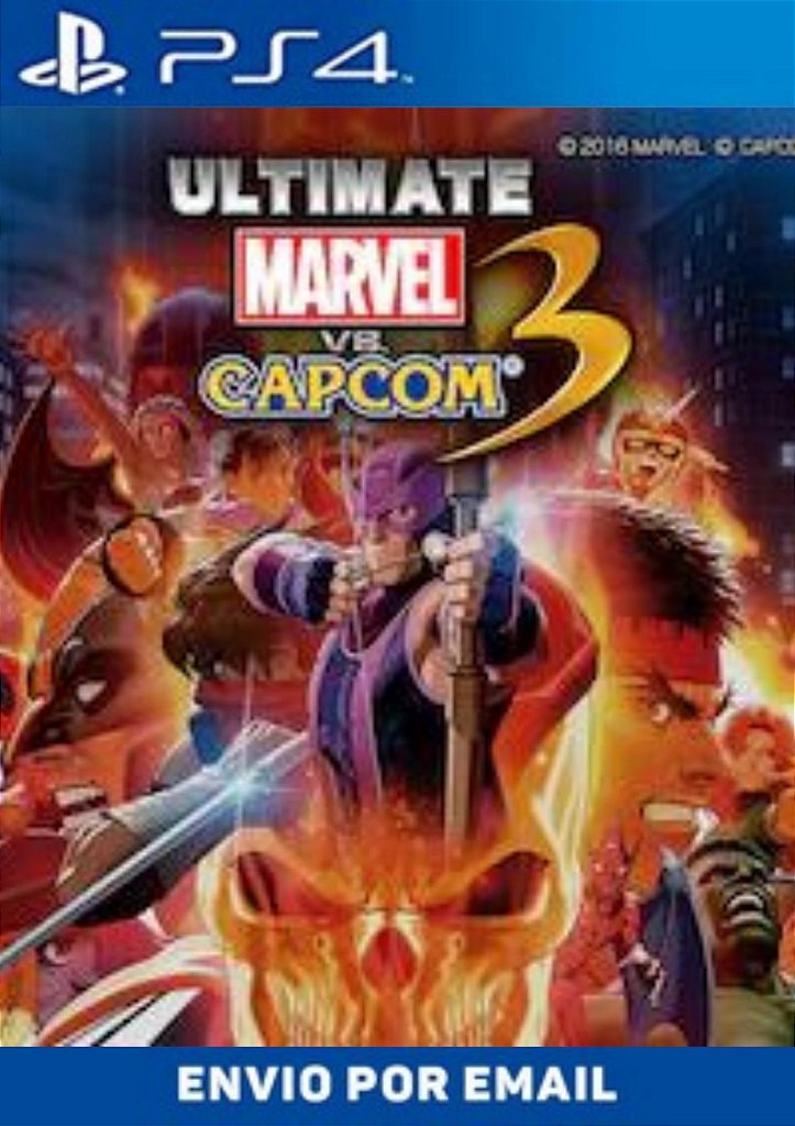 Ultimate Marvel vs. Capcom 3 PS4 Midia digital