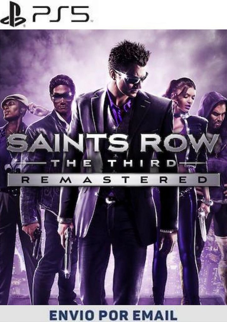 Saints Row: The Third Remastered PS5 midia digital