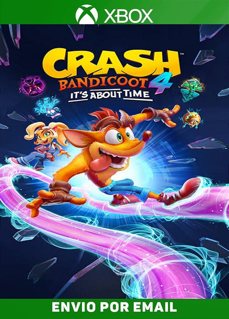 Crash Bandicoot 4: It's About Time XBOX ONE Midia Digital