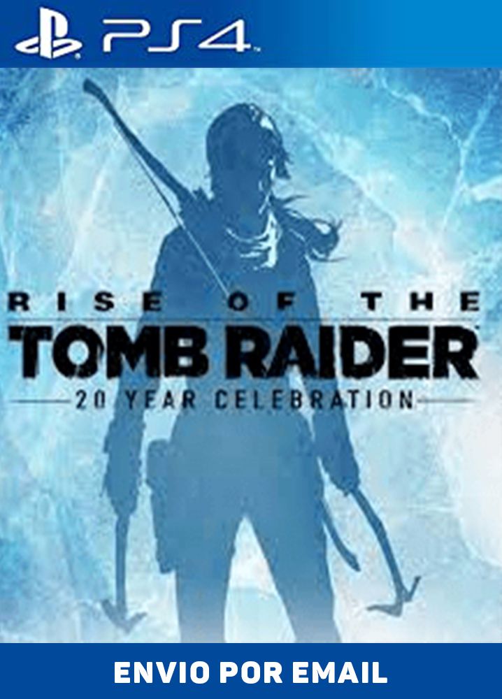 Rise of the Tomb Raider: Comemoração de 20 anos PS4 Midia digital