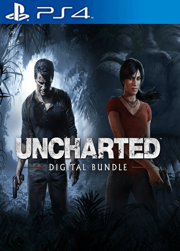 Pacote digital com UNCHARTED 4: A Thief's End e UNCHARTED: The Lost Legacy PS4 Mídia digital