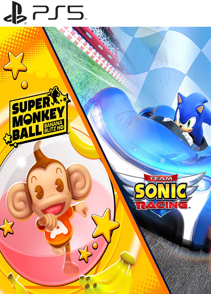 Team Sonic Racing and Super Monkey Ball: Banana Blitz PS5 MÍDIA DIGITAL