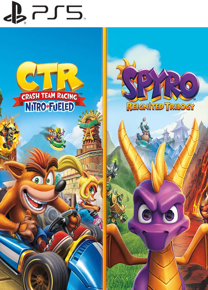 Pacote Triplo Crash + Spyro PS5 MÍDIA Digital