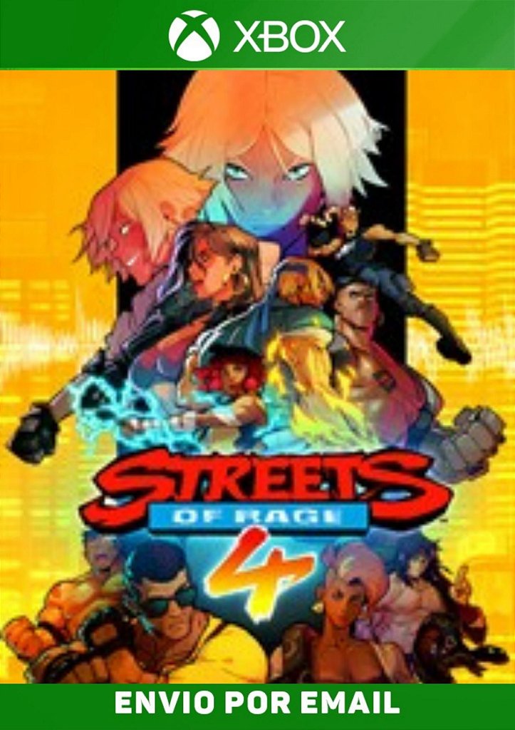Streets of Rage 4 Xbox One MÍDIA DIGITAL