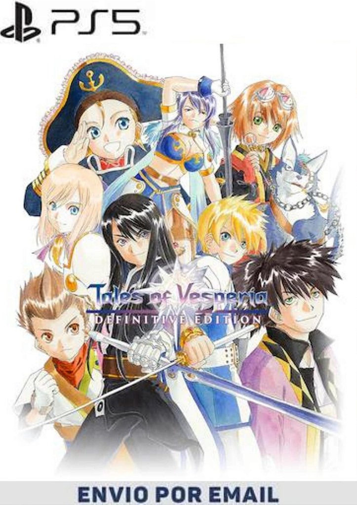 Tales of Vesperia: Edição Definitiva PS5 midia digital