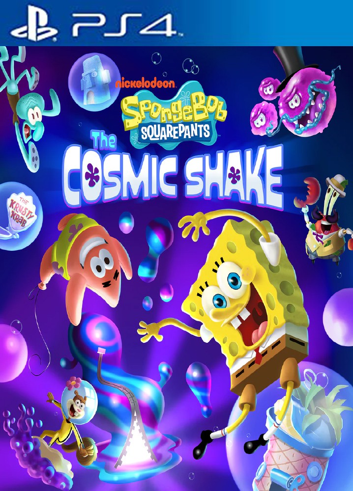 Bob Esponja: The Cosmic Shake PS4 Mídia Digital