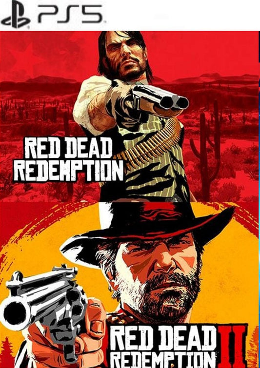 Bundle Red Dead Redemption e Red Dead Redemption 2 ps5 midia digital