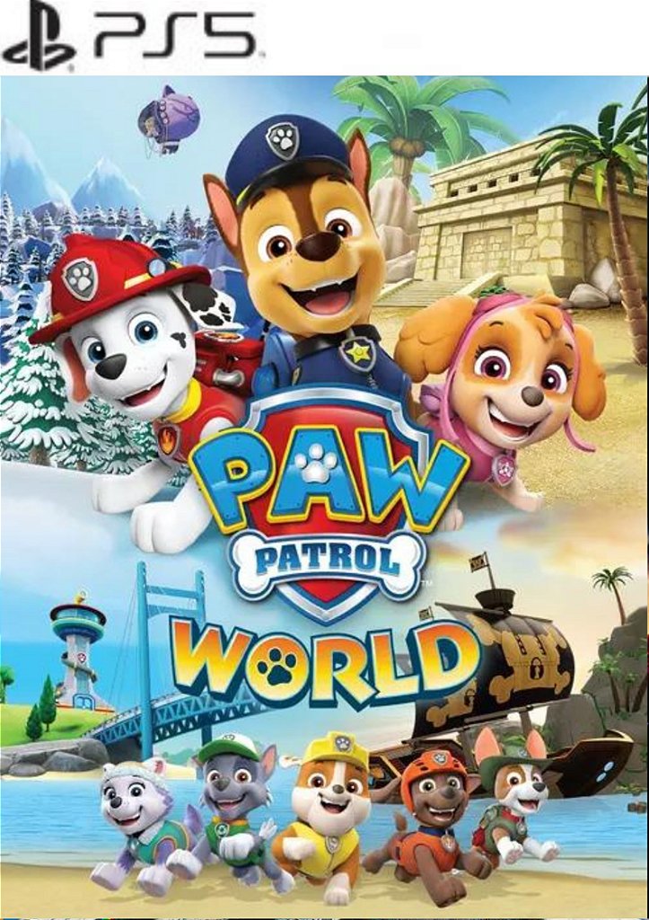 Mundo da PAW Patrol Patrulha Canina ps5 midia digital