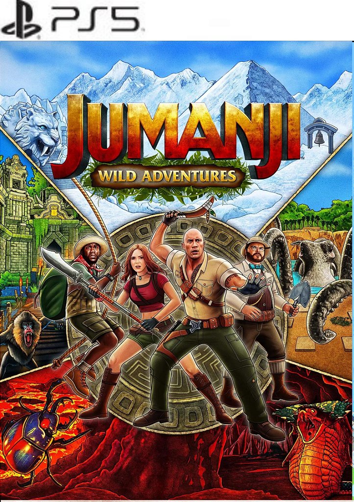 Jumanji: Aventuras Selvagens ps5 midia digital