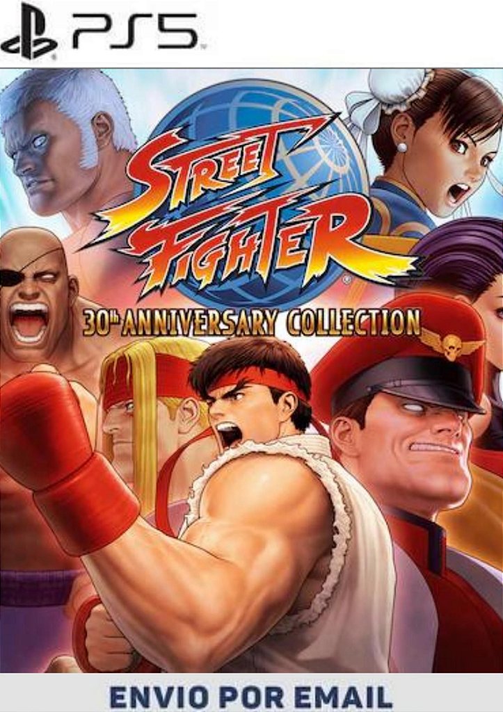 Street Fighter 30th Anniversary Collection PS5 Midia digital