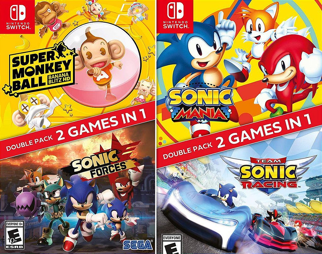 Team Sonic Racing and Super Monkey Ball: Banana Blitz PS4 MÍDIA DIGITAL