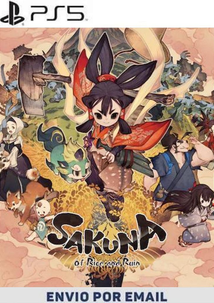Sakuna: Of Rice and Ruin PS5 MÍDIA DIGITAL Promoção