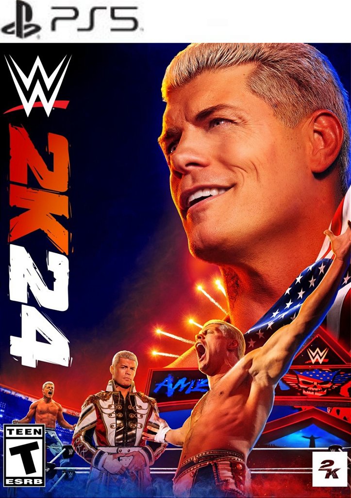 WWE 2K24 PS5 Mídia digital