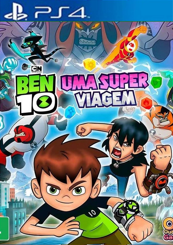 Ben 10: Uma super viagem ps4 midia digital