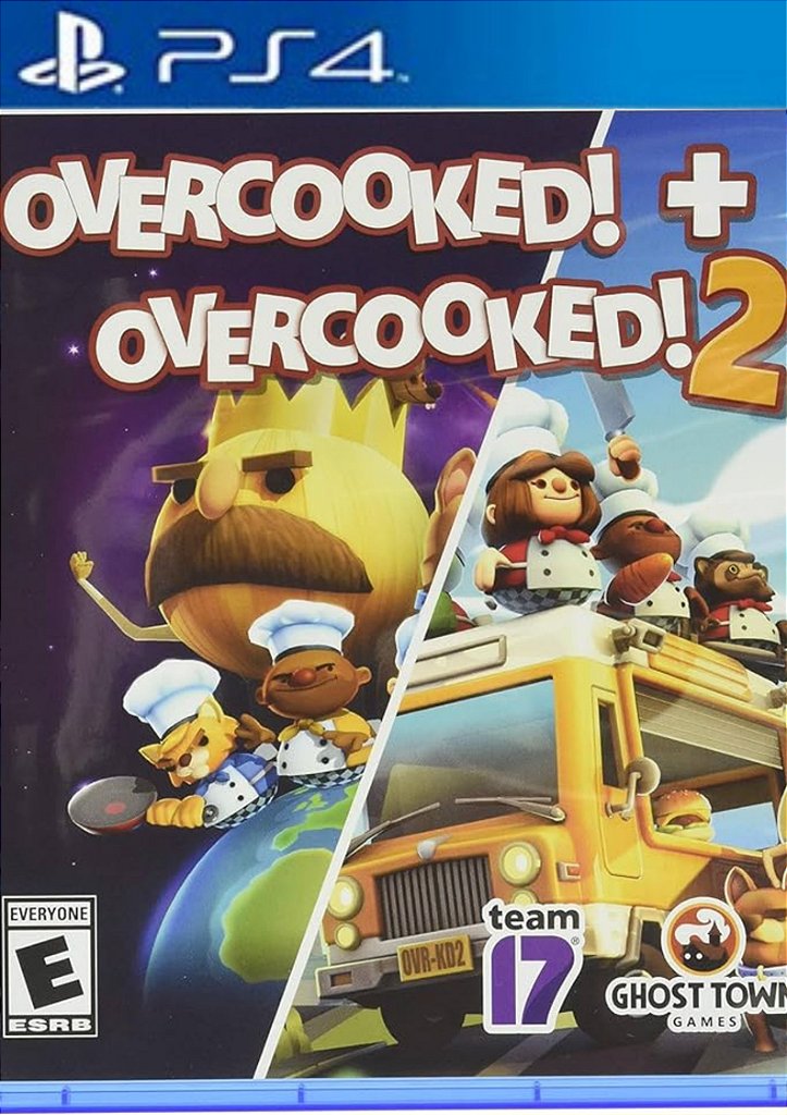 Overcooked! + Overcooked! 2 PS4 Mídia Digital