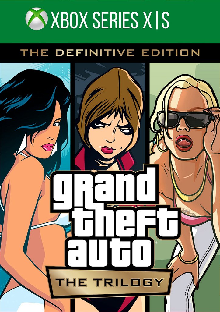 Grand Theft Auto: The Trilogy  The Definitive Edition GTA xbox series X|S midia digital